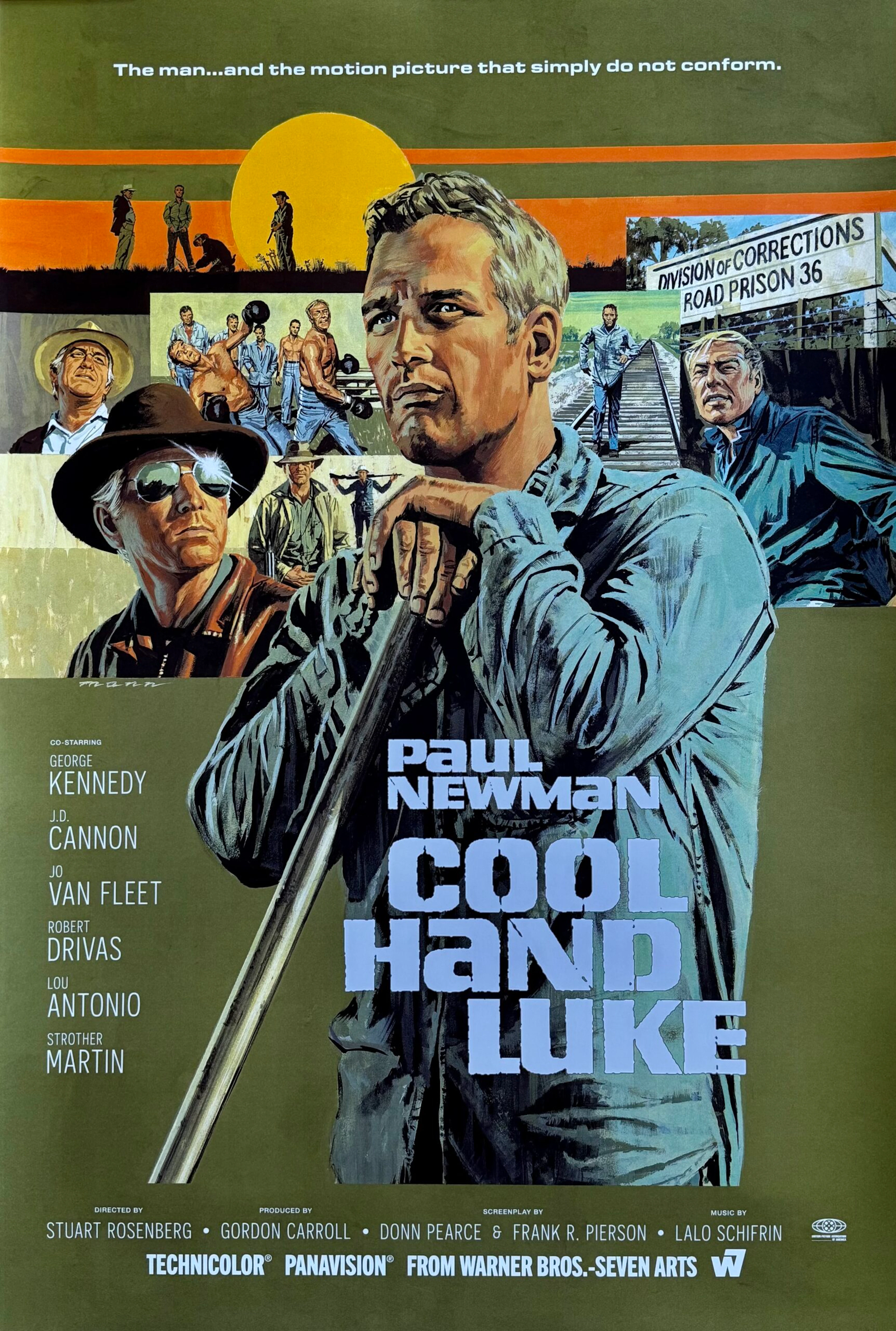 Cool Hand Luke Alternative Movie Poster - Paul Newman