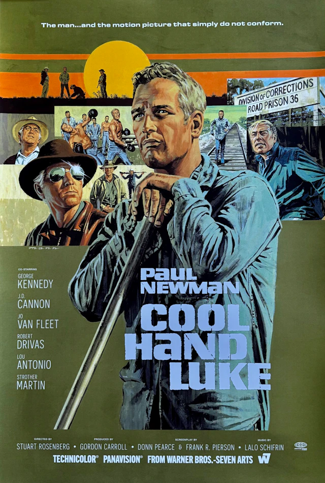 Cool Hand Luke Alternative Movie Poster - Paul Newman