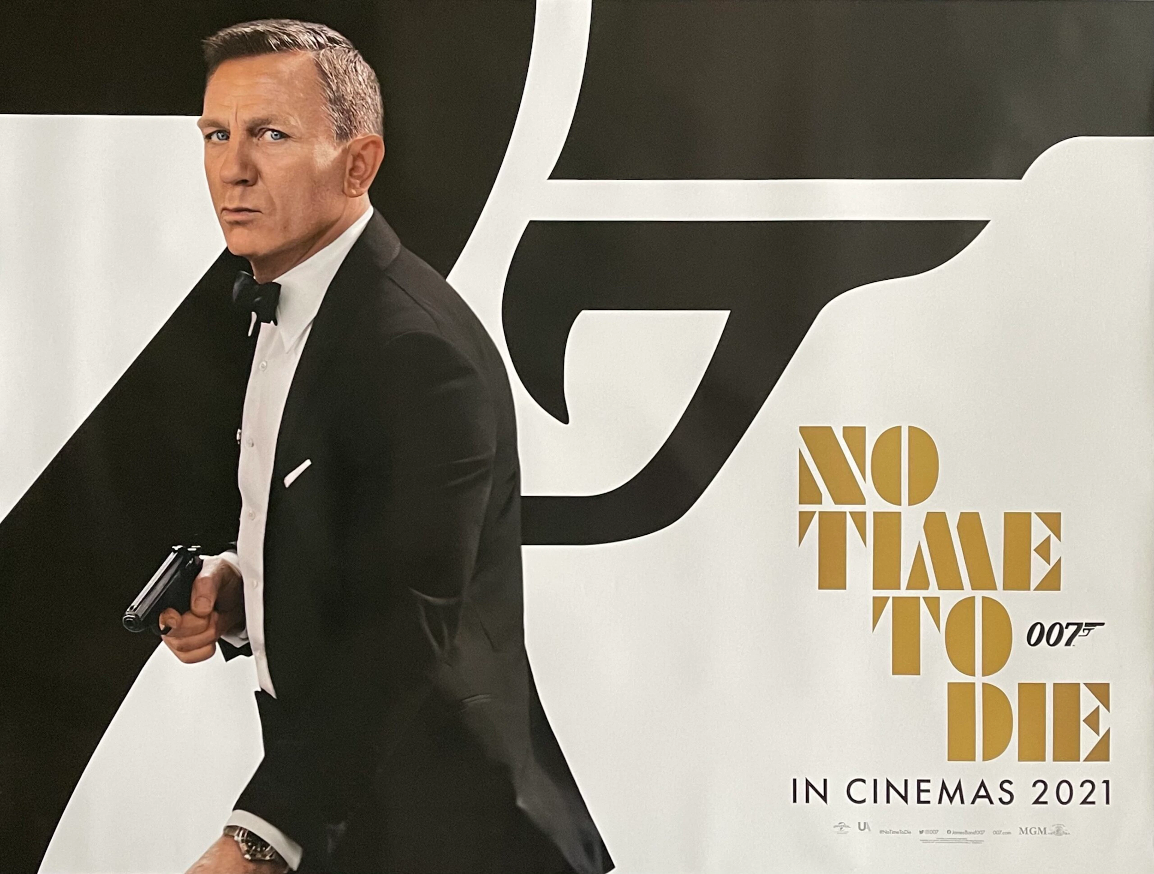 Original James Bond No Time To Die Movie Poster - 007 - Daniel Craig