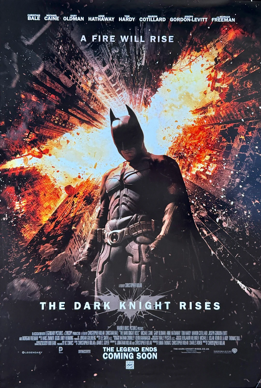 Batman: The Dark Knight Rises Movie Poster - Christopher Nolan