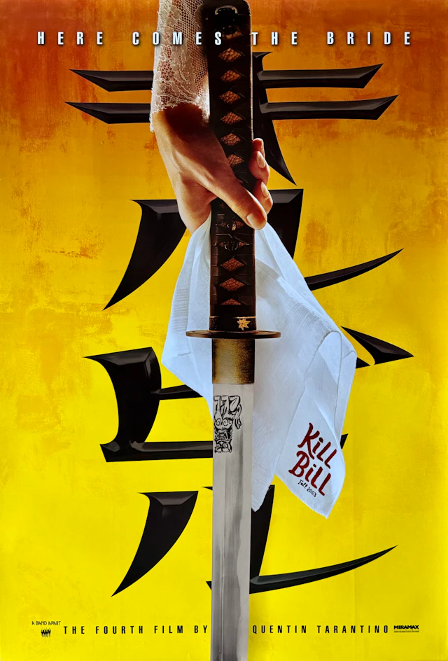 Original Kill Bill: Volume 1 Movie Poster - Quentin Tarantino