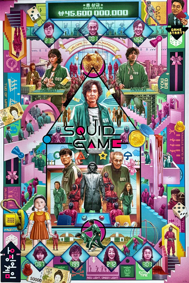 Squid Game Alternative Movie Poster - Ise Ananphada