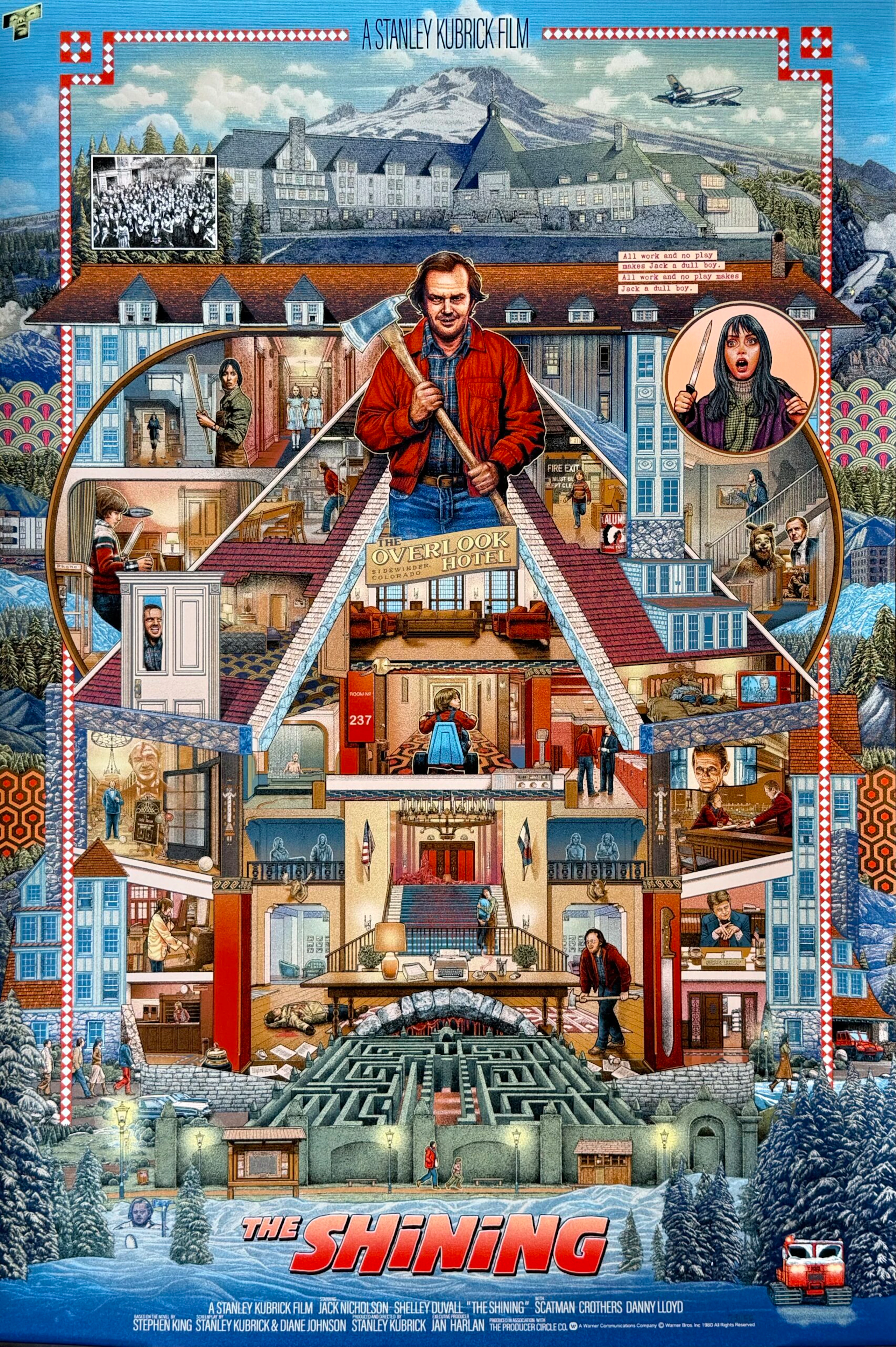 The Shining Alternative Movie Poster - Stanley Kubrick