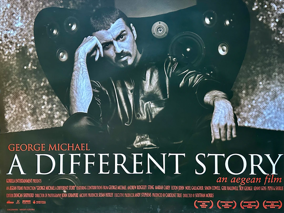 Original George Michael: A Different Story Movie Poster - Wham