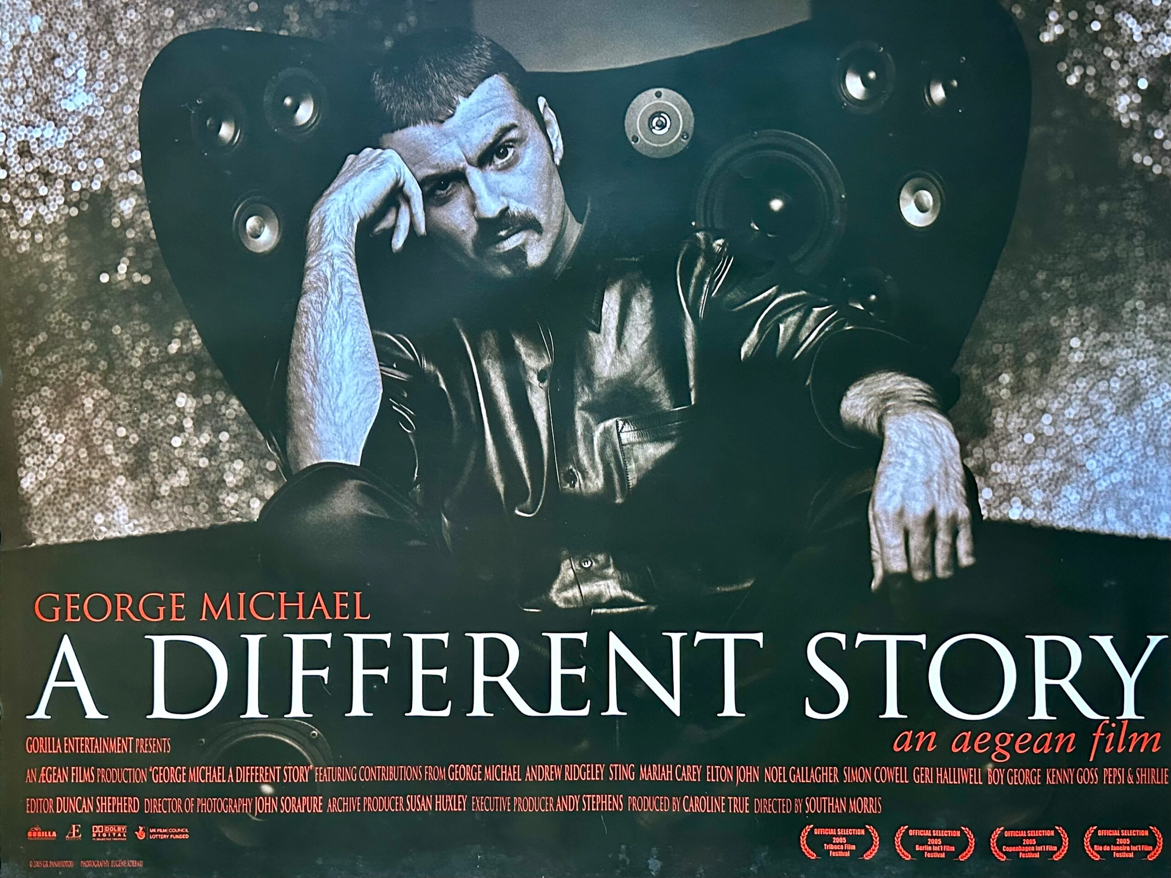 Original George Michael: A Different Story Movie Poster - Wham