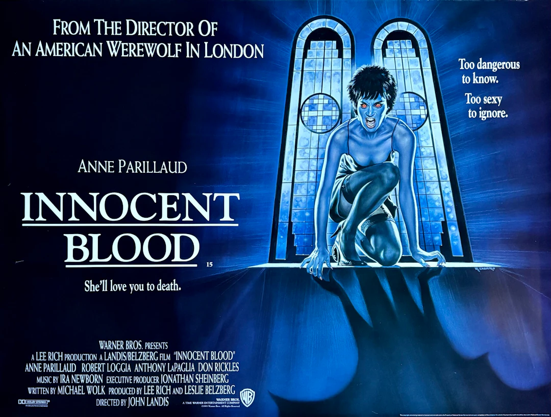 Original Innocent Blood Movie Poster - John Landis - Vampire