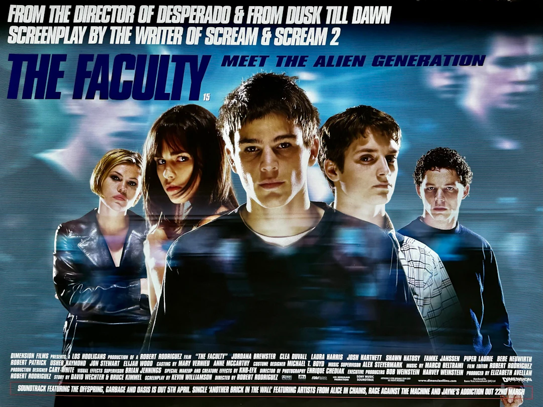 Original The Faculty Movie Poster - Robert Rodriguez - Horror