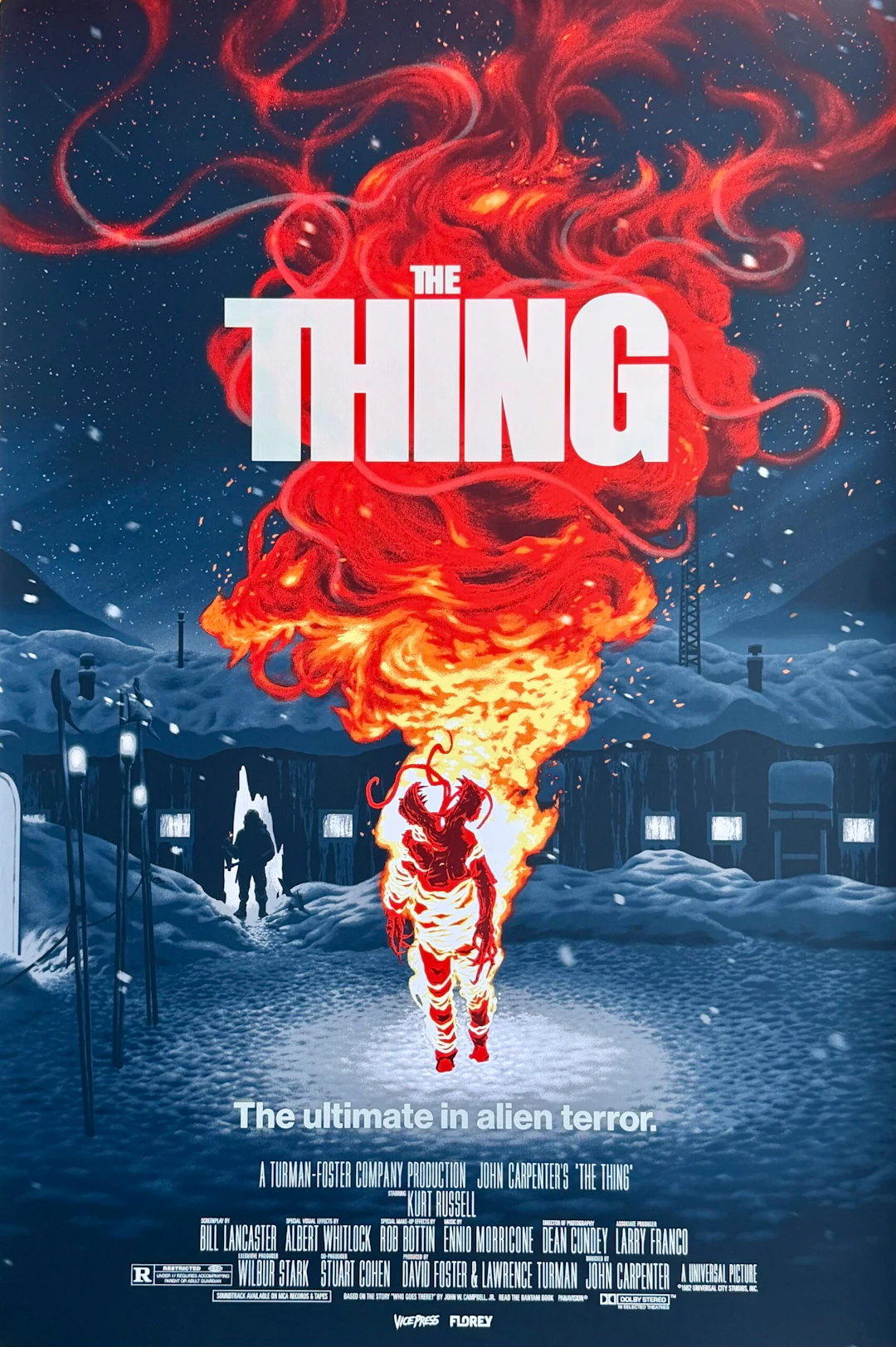 John Carpenter's The Thing Alternative Movie Poster - Kurt Russell