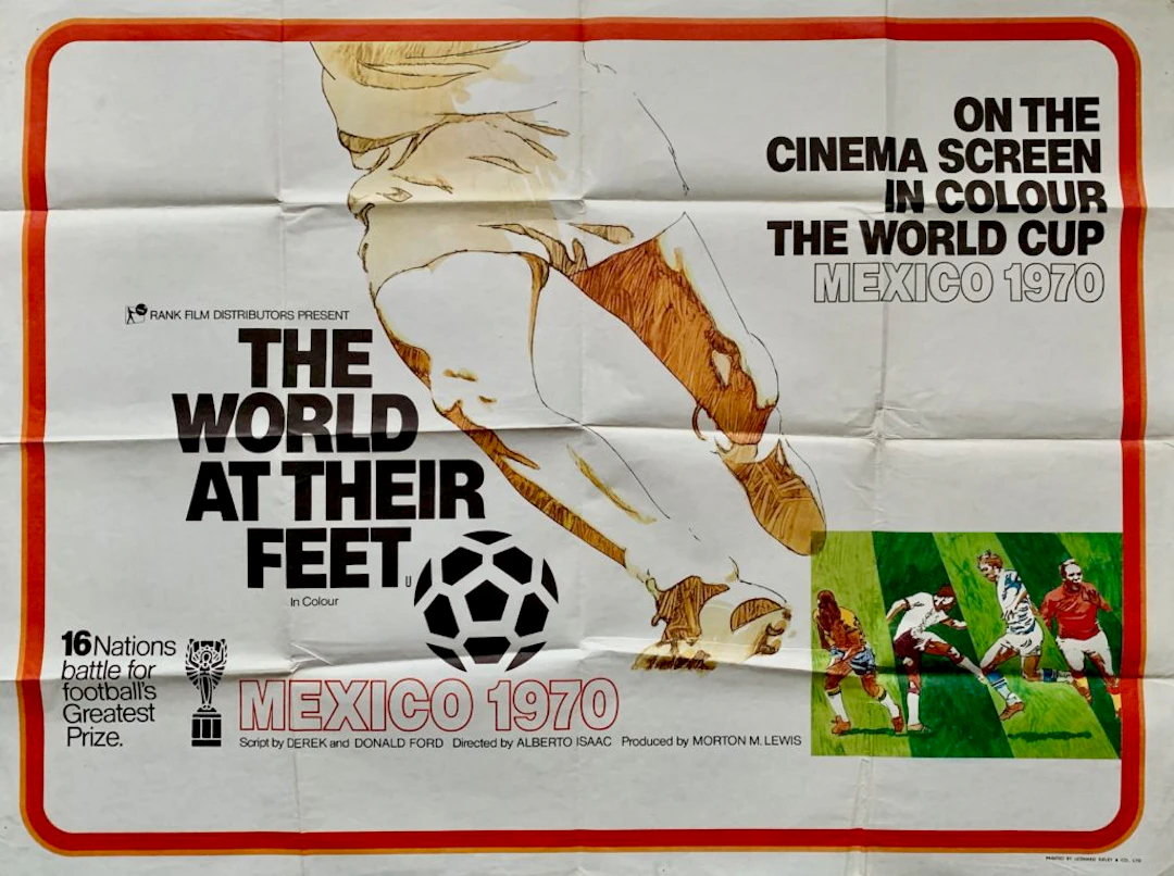The World at Their Feet Movie Poster - Football - England - Mexico