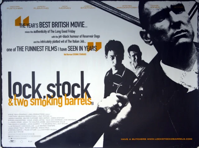Original Lock Stock and Two Smoking Barrels Movie Poster - Guy Ritchie