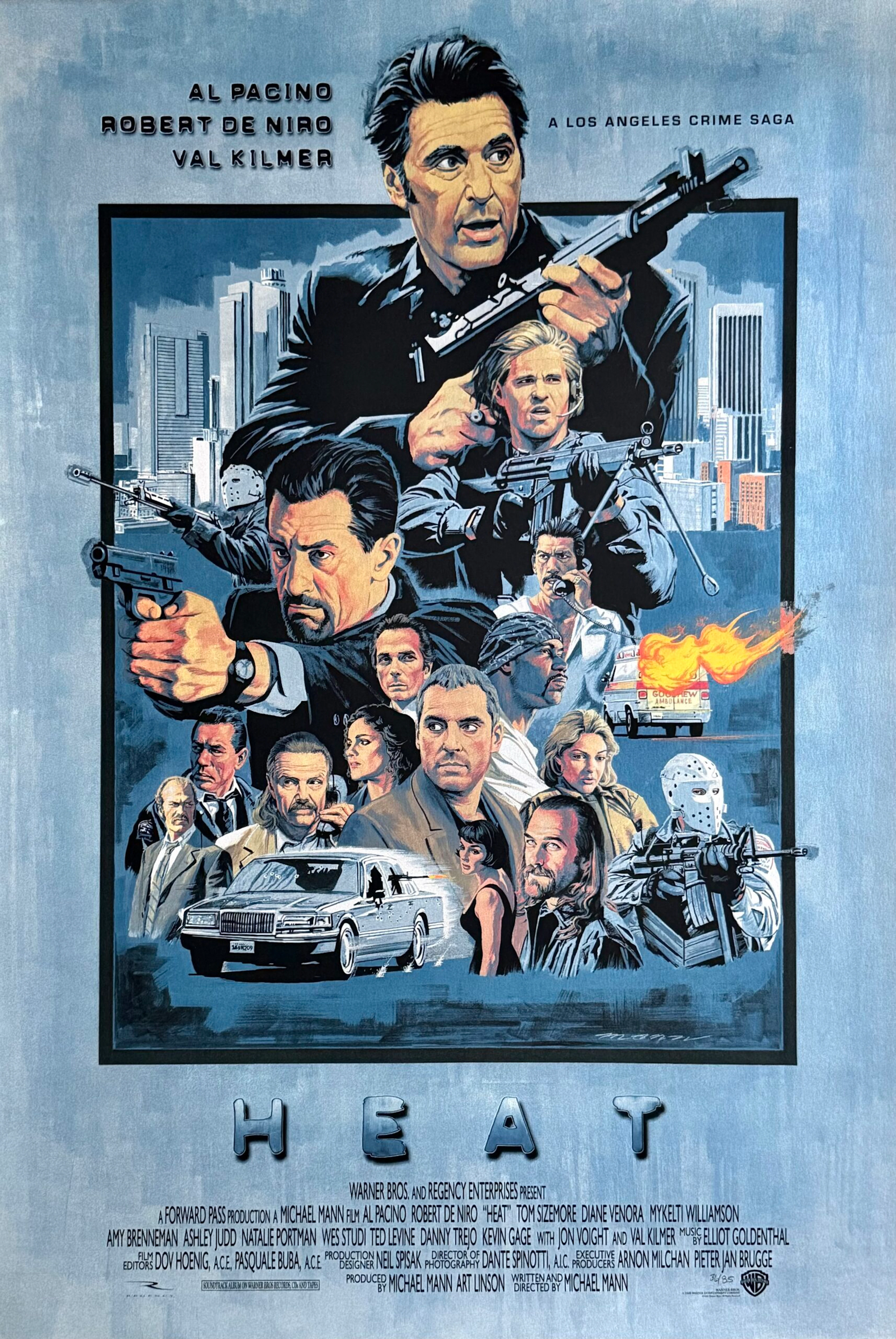 HEAT Alternative Movie Poster - Michael Mann - Al Pacino