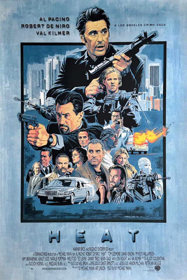HEAT Alternative Movie Poster - Michael Mann - Al Pacino