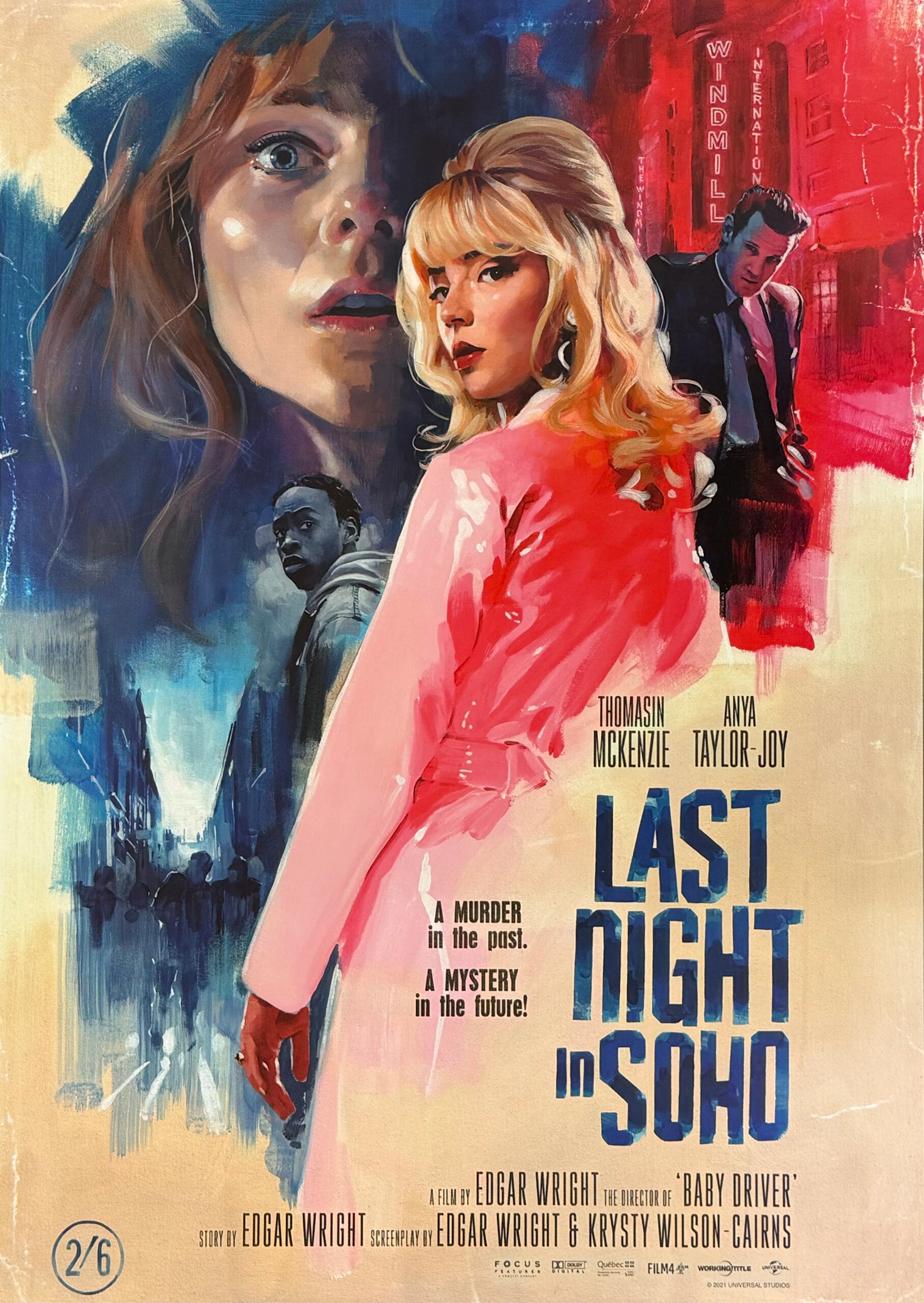 Original Last Night in Soho Movie Poster - Edgar Wright