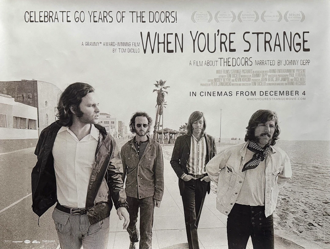 Original The Doors: When You're Strange Movie Poster - Music