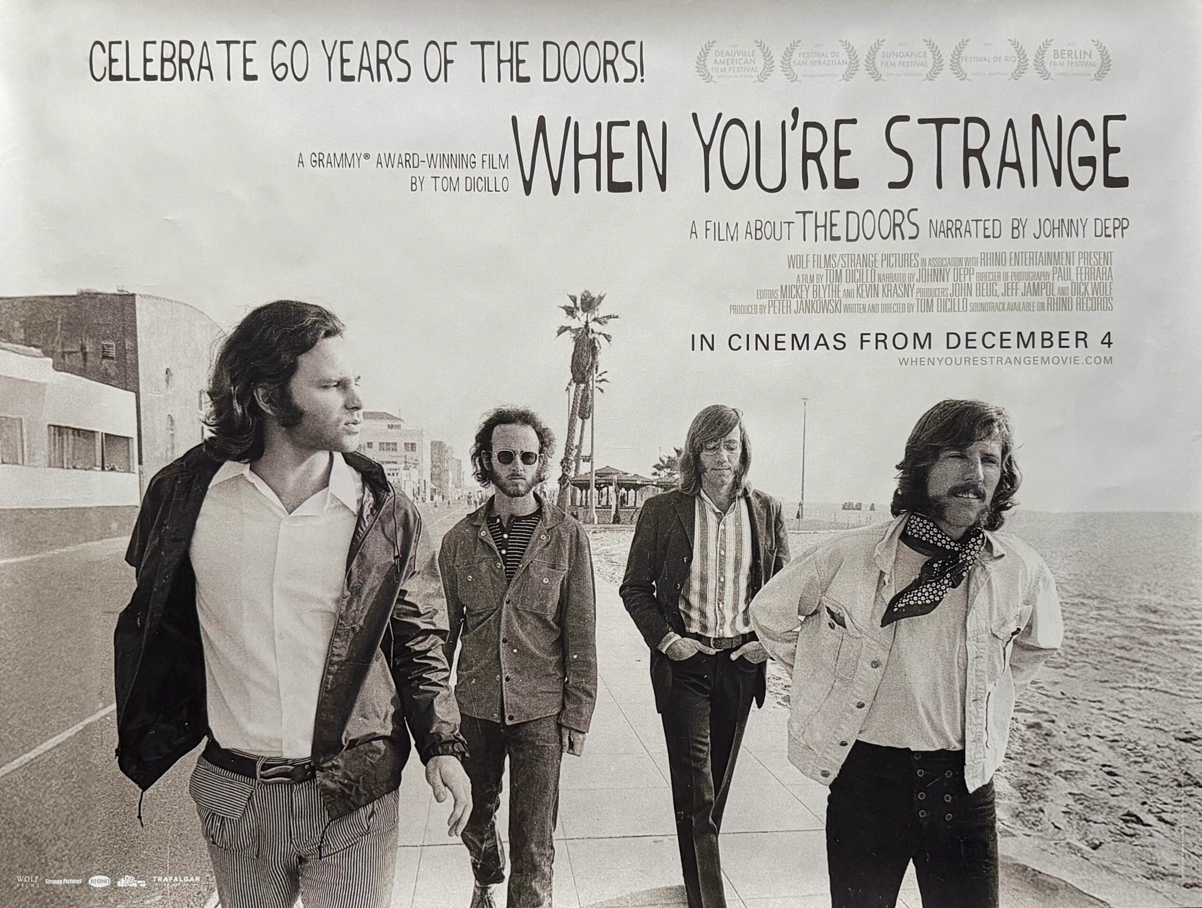 Original The Doors: When You're Strange Movie Poster - Music