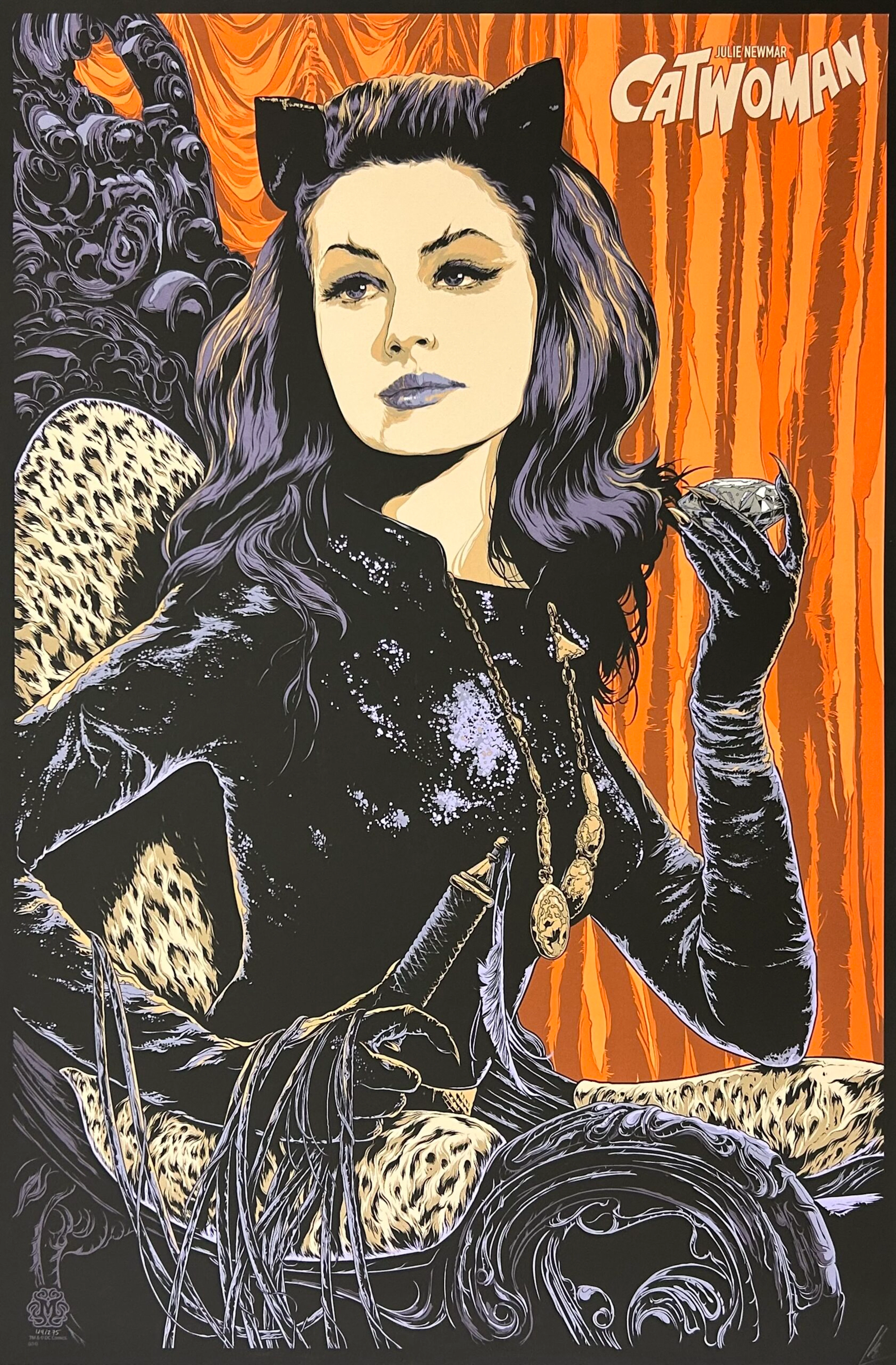 Catwoman Alternative Movie Poster - Julie Newmar - Ken Taylor