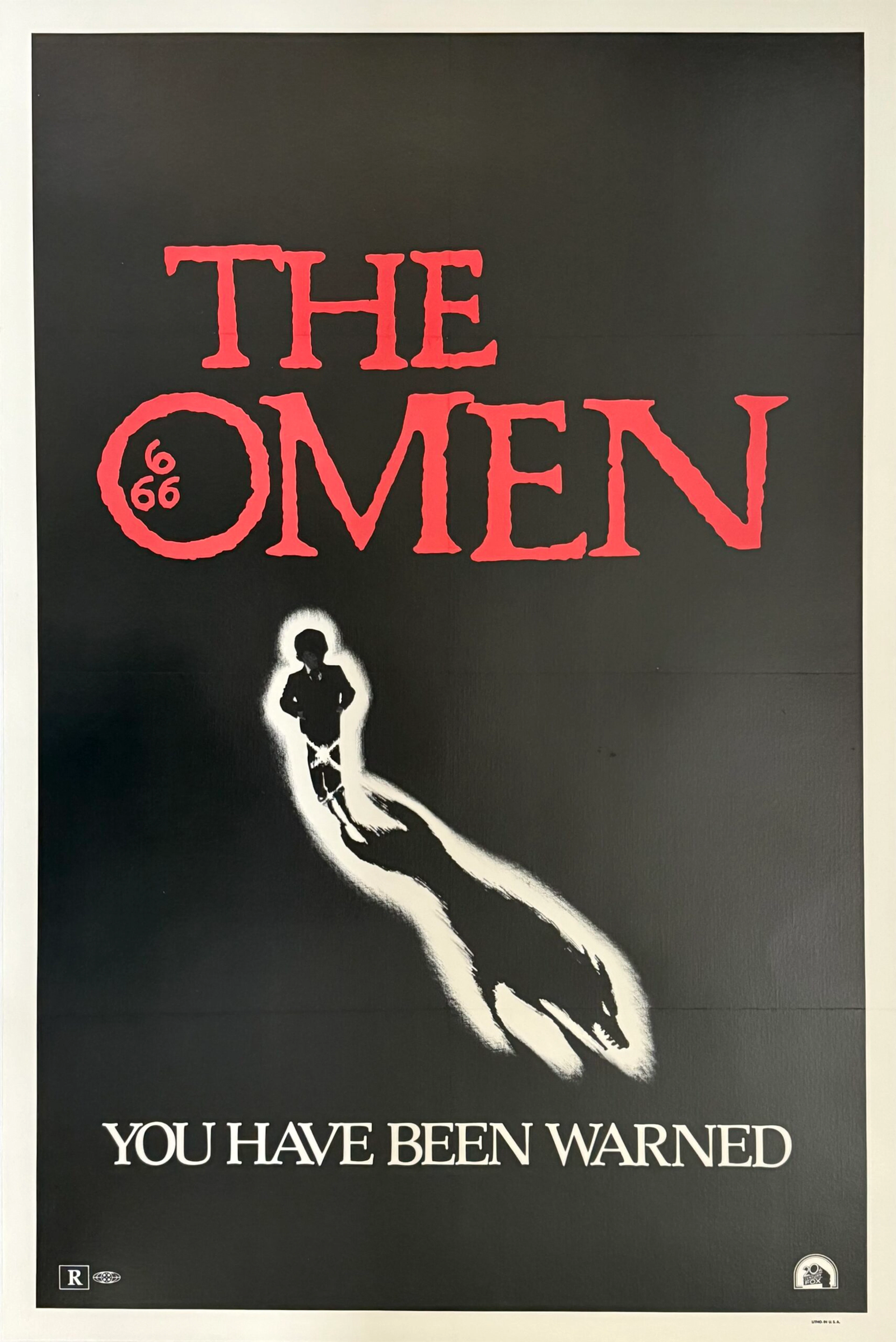 Original The Omen Movie Poster - Horror - Damien - 666 - Devil