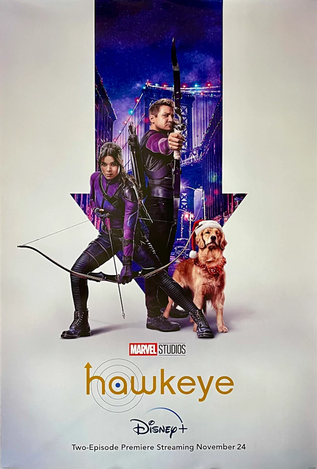 Original Hawkeye Poster - Marvel Studios - Jeremy Renner - Avengers