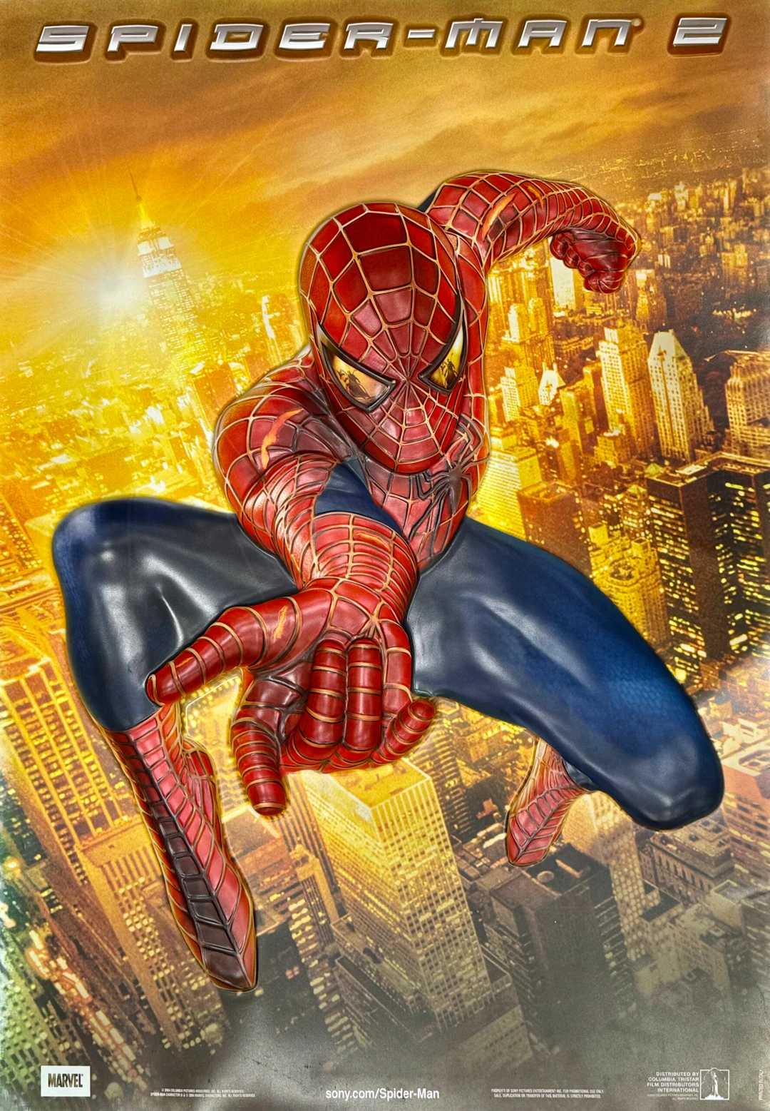 Original Spider-Man 2 Movie Poster - Tobey Maguire - Peter Parker