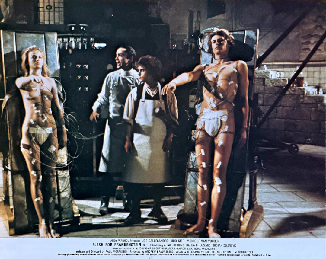 Original Andy Warhol's Frankenstein Movie Poster - Udo Kier