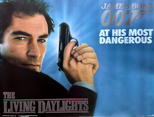 Original James Bond: The Living Daylights Movie Poster