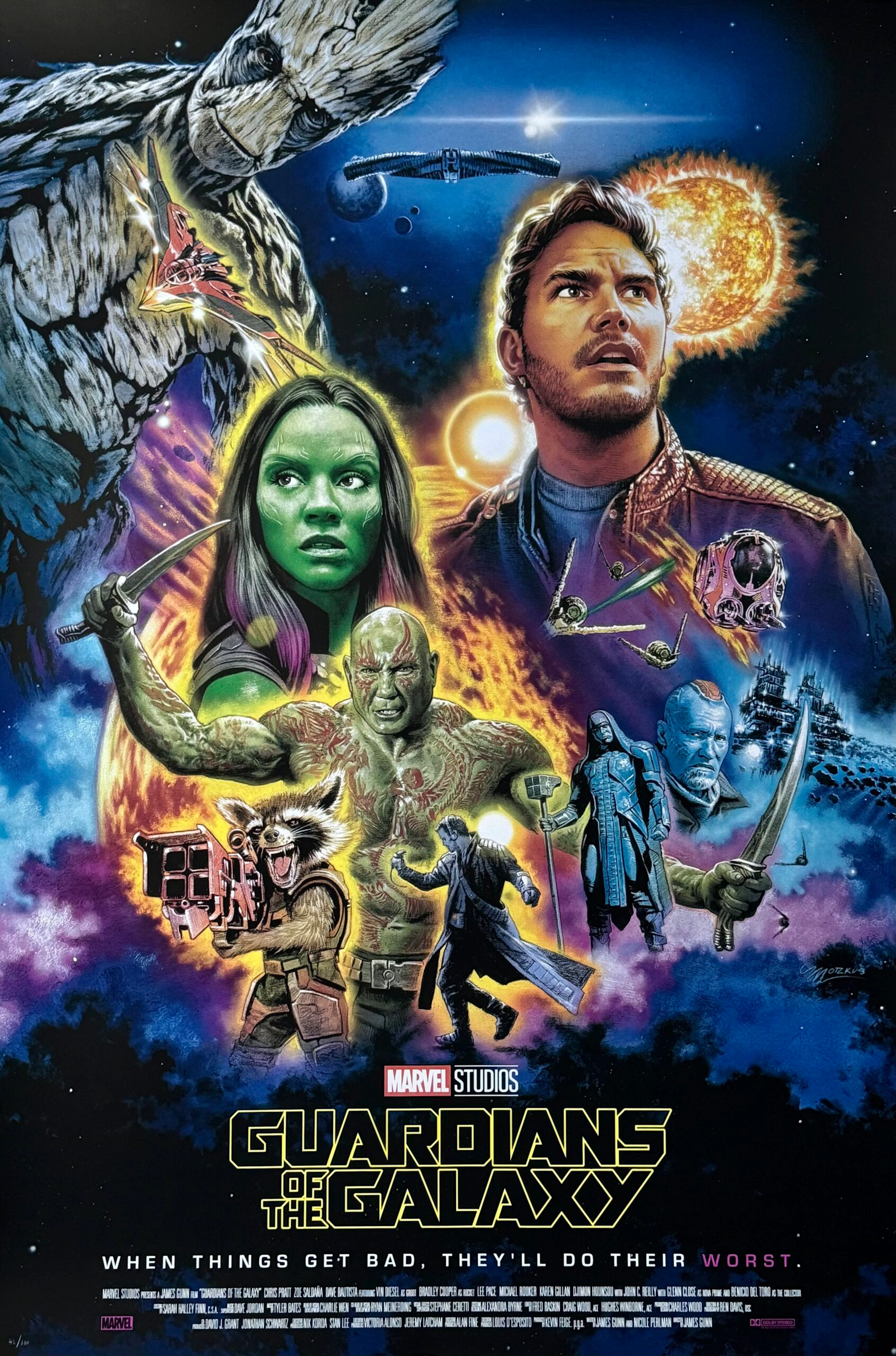 Guardians of the Galaxy - Alternative Movie Poster - Chris Pratt