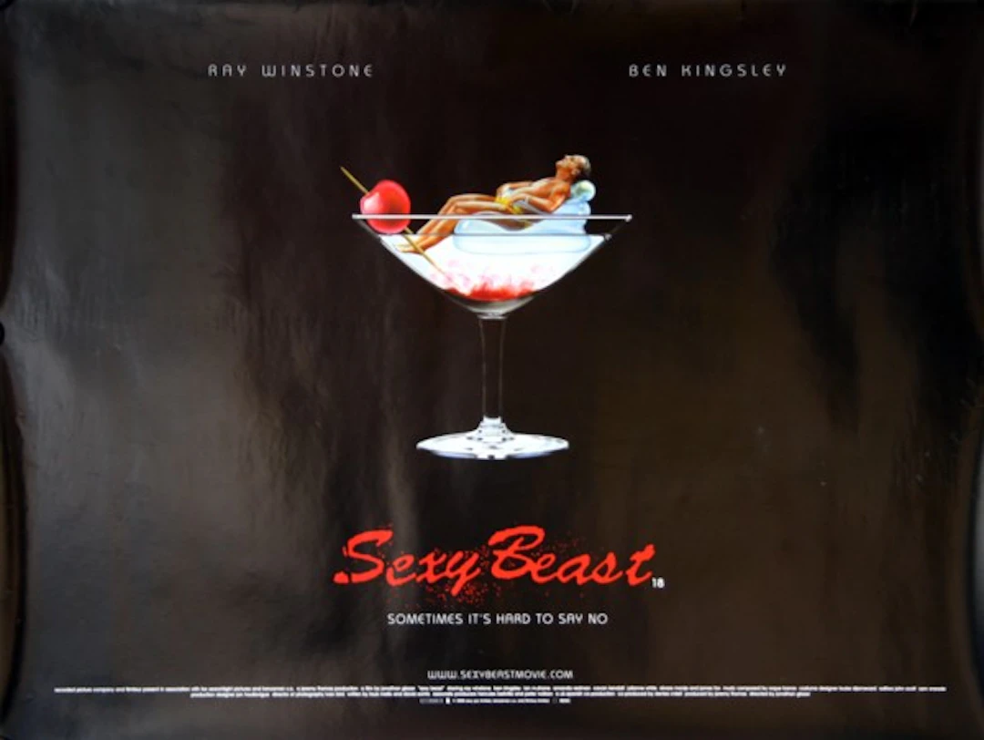 Original Sexy Beast Movie Poster - Ray Winstone - Ben Kingsley - Crime