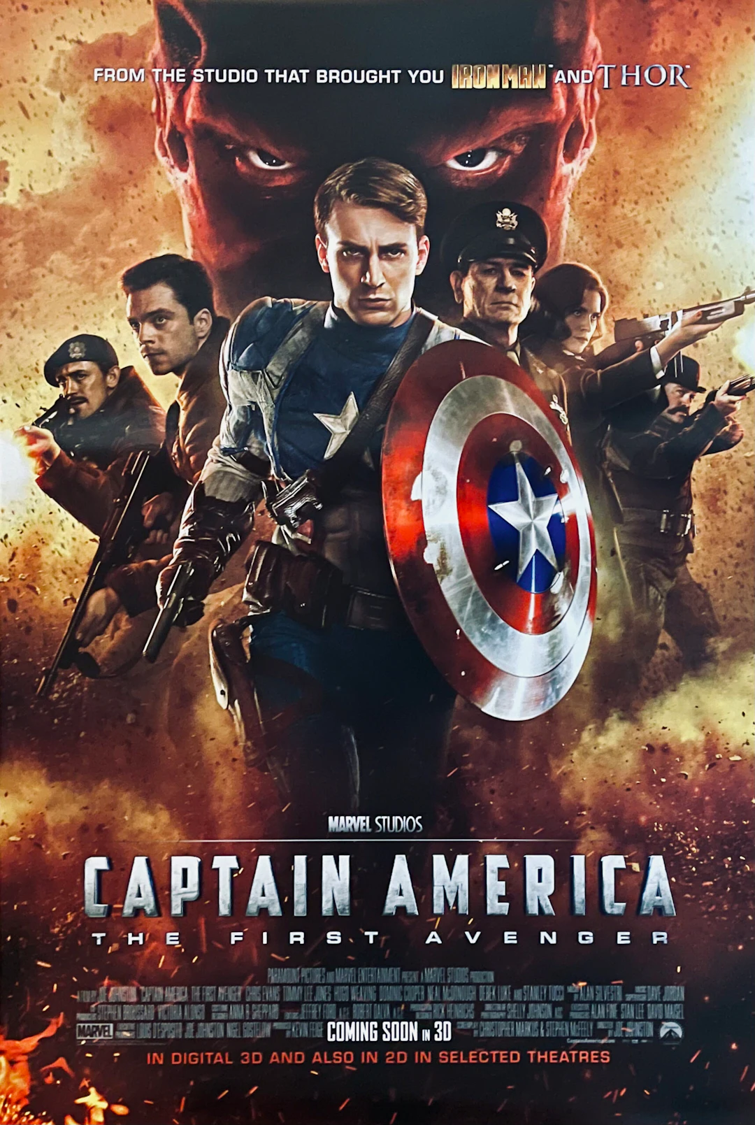 Captain America: The First Avenger Movie Poster - Super Hero - Marvel