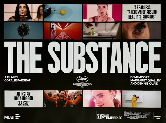 Original The Substance Movie Poster - Demi Moore - Horror