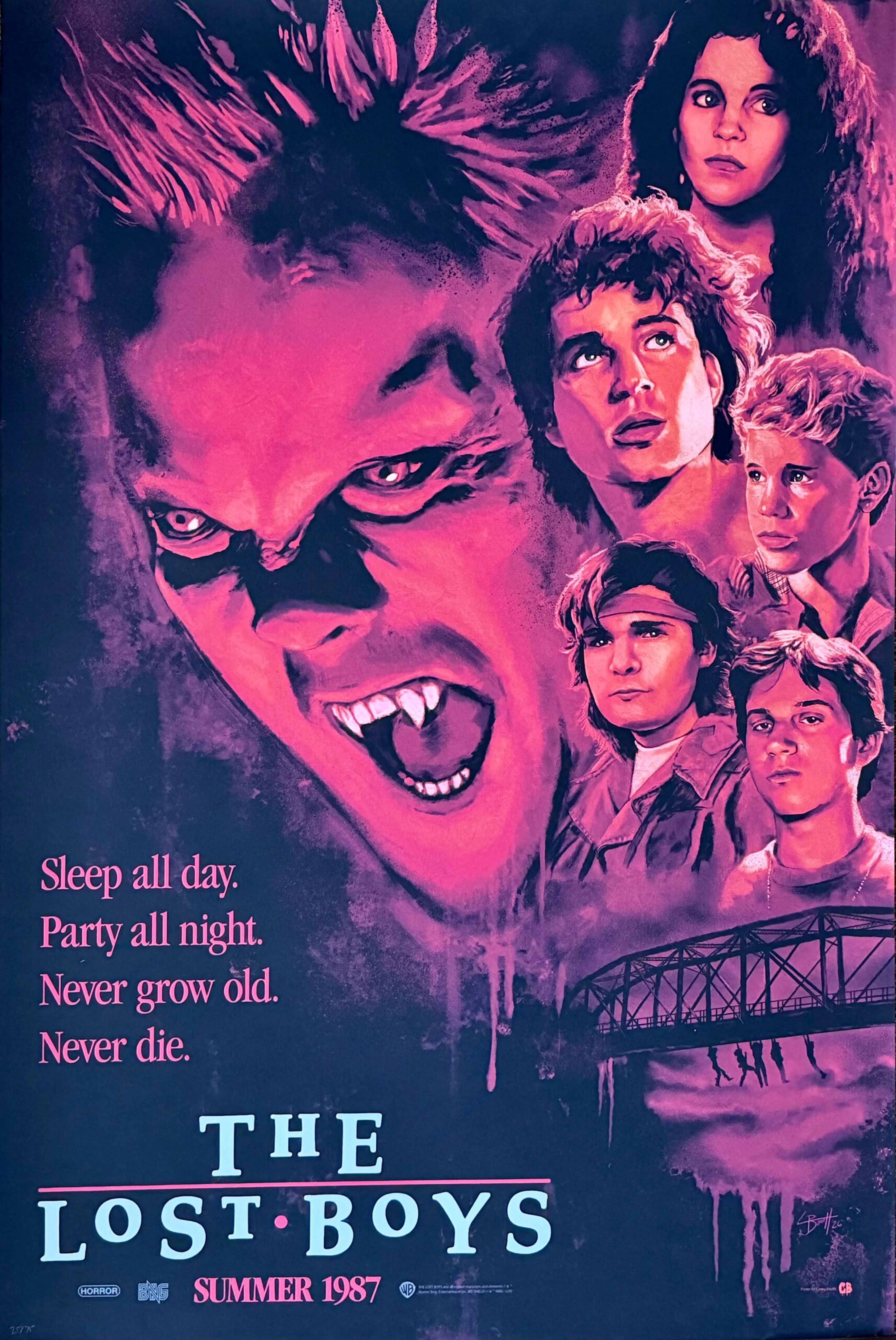 The Lost Boys Alternative Movie Poster - Vampires - Horror