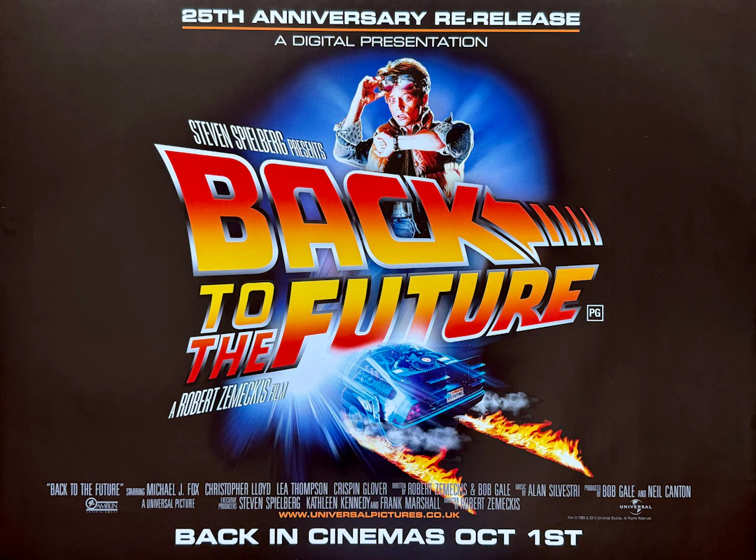 Original Back to the Future Movie Poster - Michael J. Fox