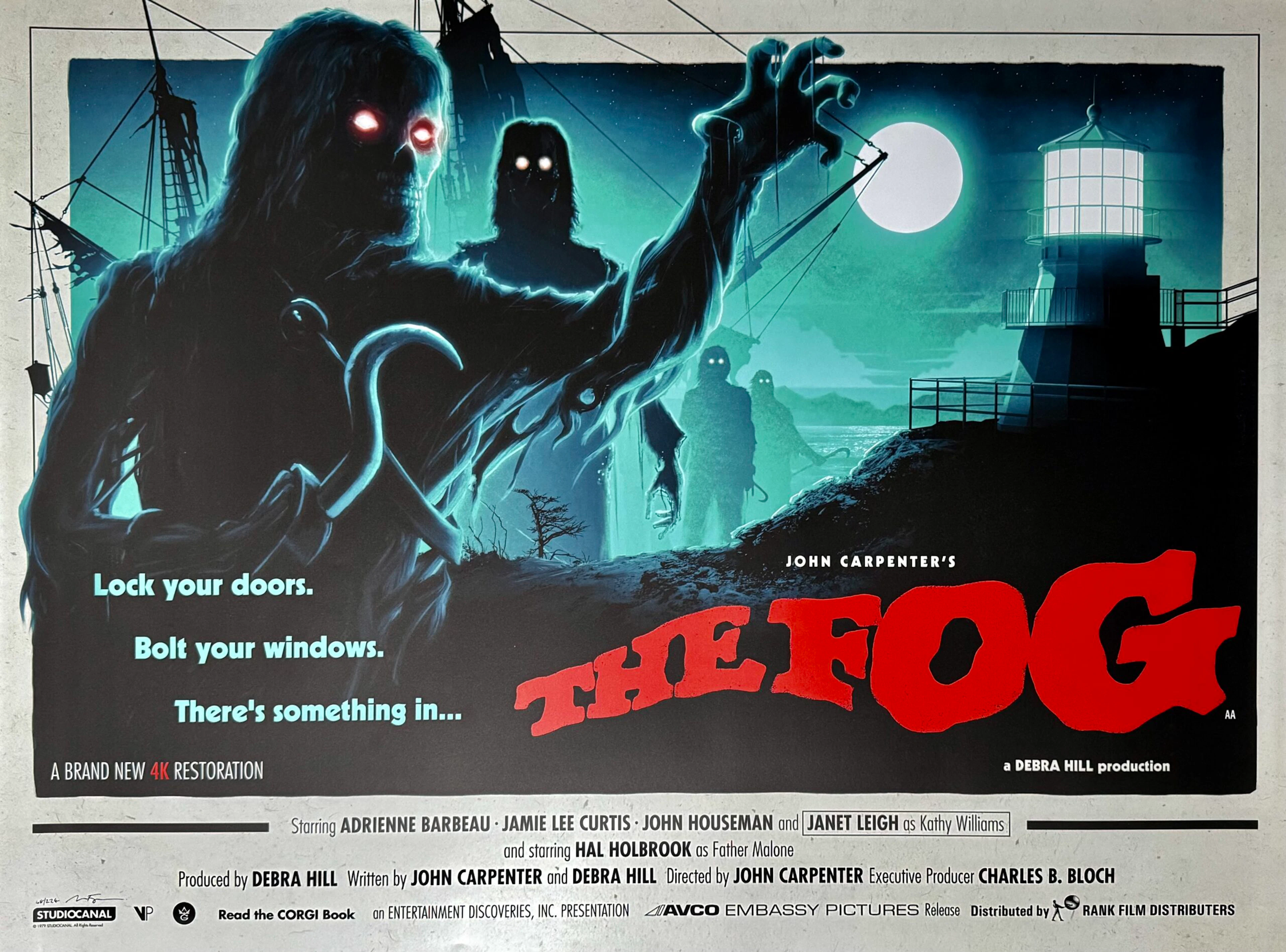 The Fog Movie Poster - John Carpenter - Jamie Lee Curtis