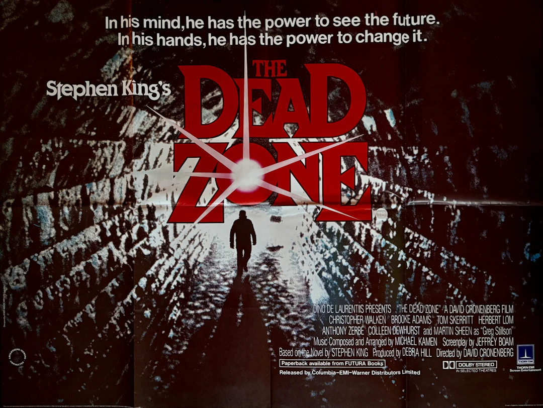 Original Dead Zone Movie Poster - Stephen King