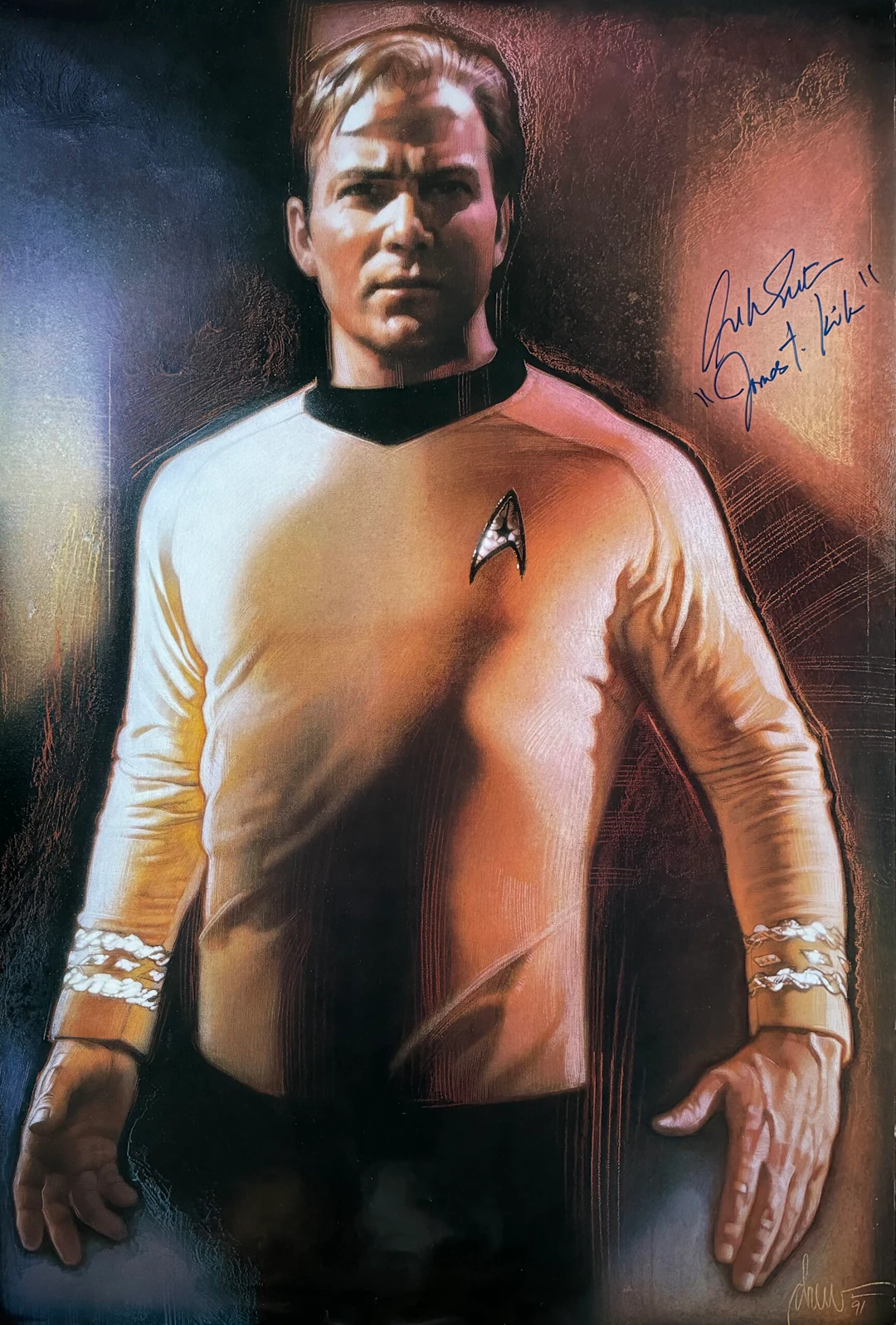 Star Trek: The Original Series Poster - Signed by William Shatner