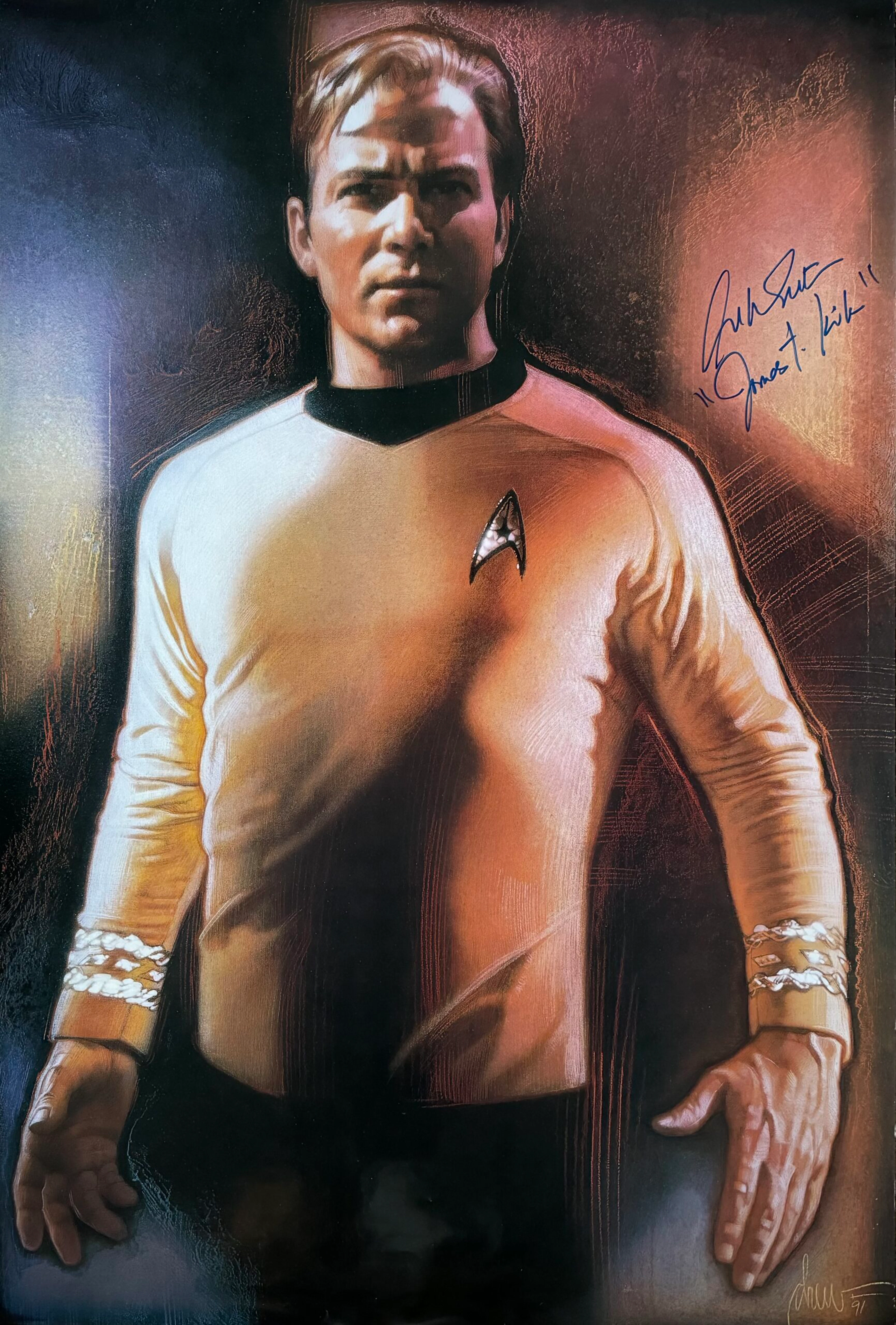 Star Trek: The Original Series Poster - Signed by William Shatner