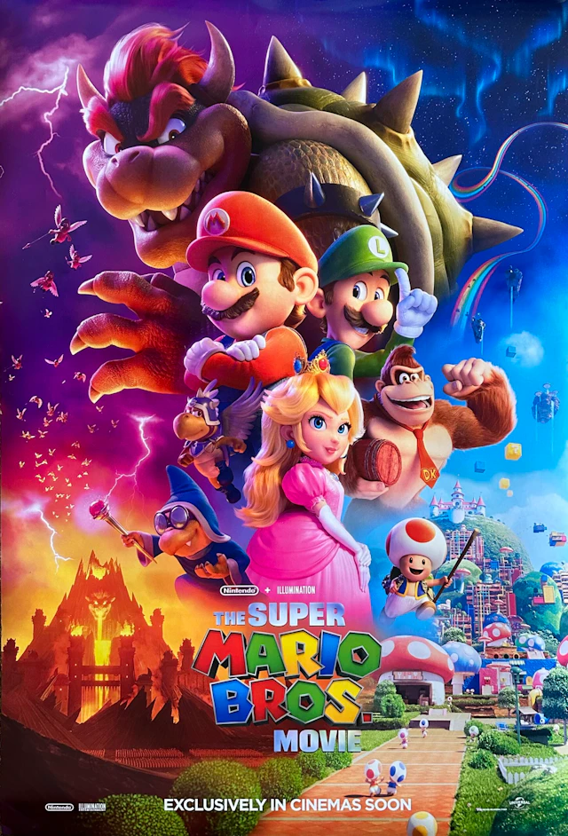 The Super Mario Bros. Movie Poster - Nintendo - Chris Pratt - Luigi