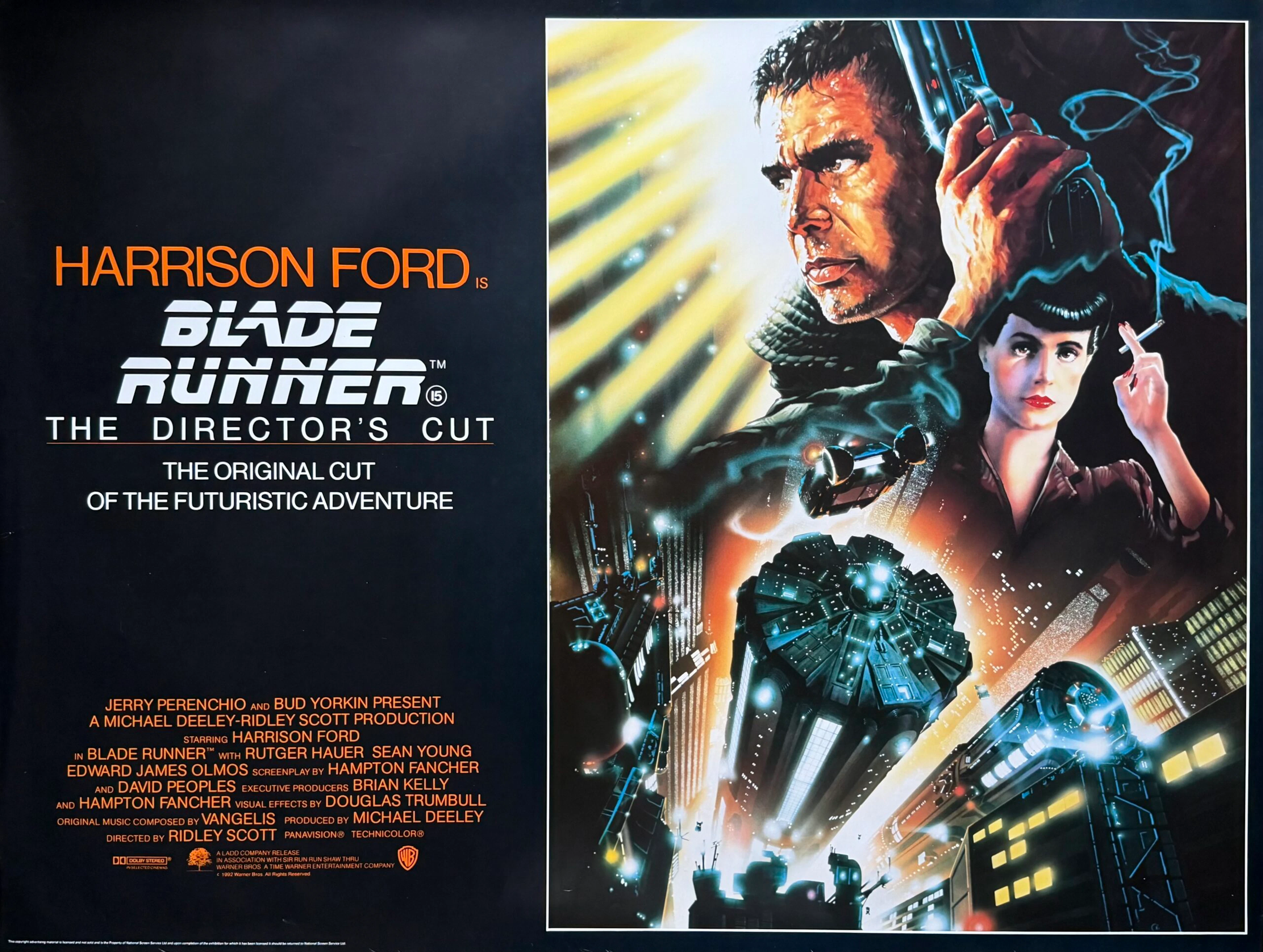 Original Blade Runner: The Director's Cut Movie Poster