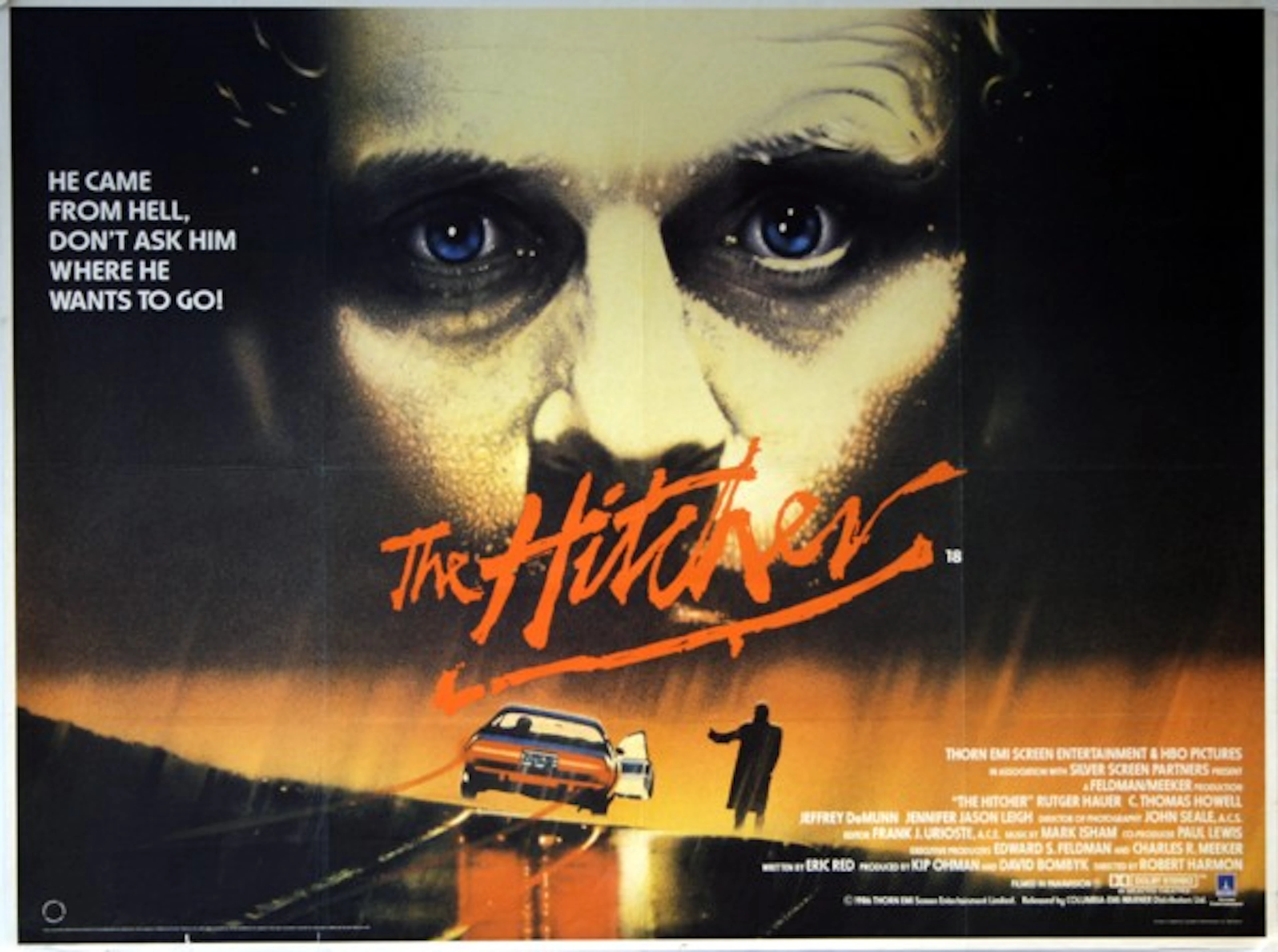 Hitcher, The (1986) - Vintage Movie Posters