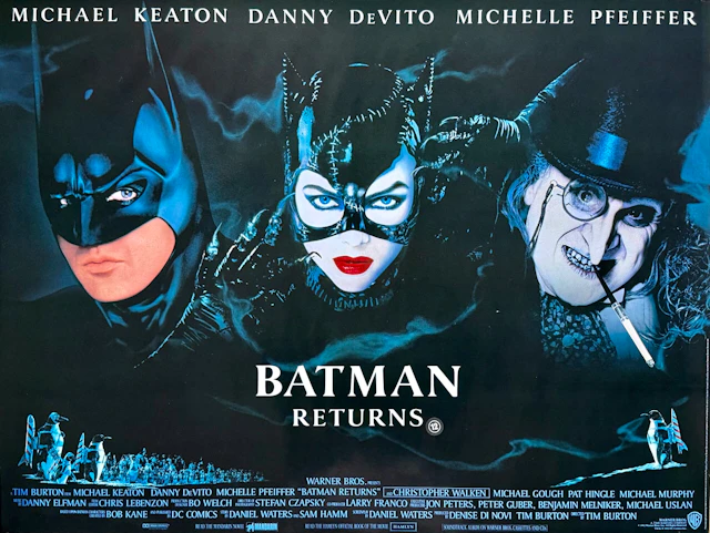 Original Batman Returns Movie Poster - Catwoman - Penguin