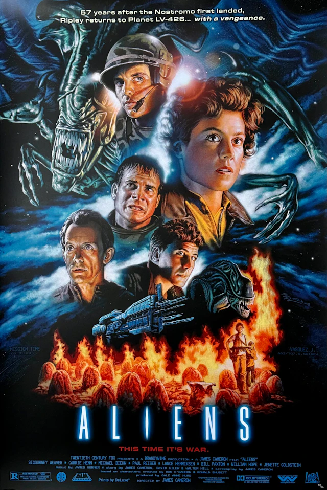 ALIENS Alternative Movie Poster - James Cameron - Ripley