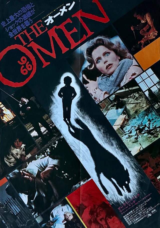 Original The Omen Movie Poster - Horror - Damien - 666 - Devil