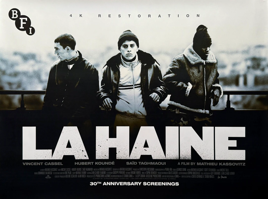 Original La Haine Movie Poster - Crime - Mathieu Kassovitz