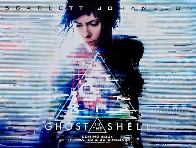 Original Ghost in the Shell Movie Poster - Anime - Scarlett Johansson