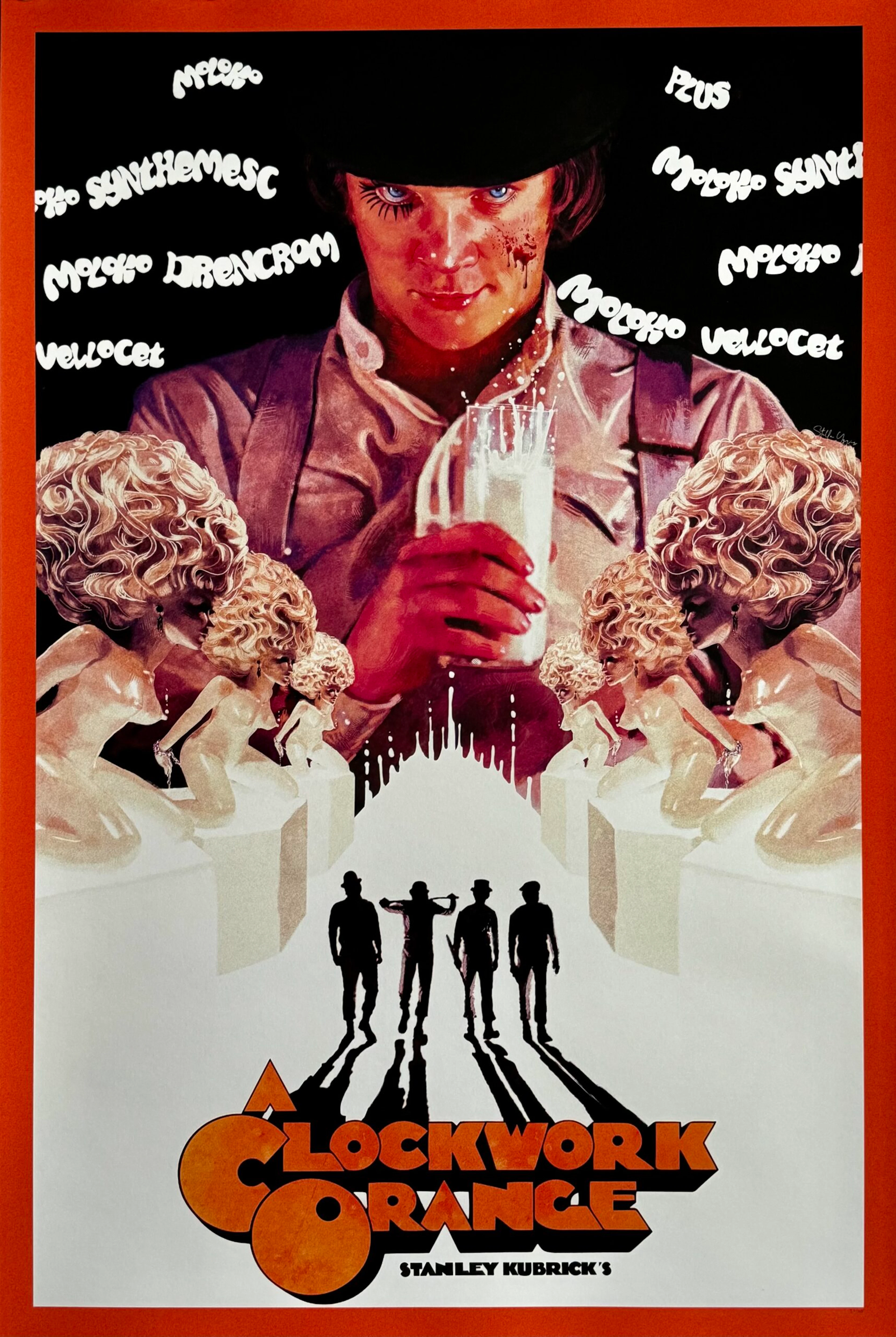 Original Clockwork Orange Alternative Movie Poster - Kubrick