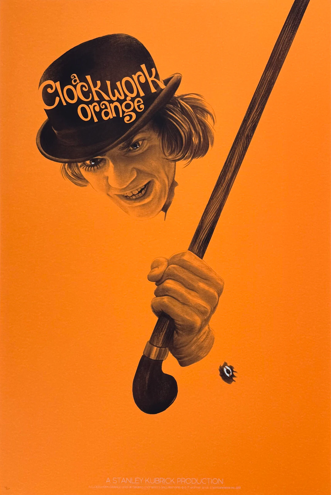 Original Clockwork Orange Movie Poster - Stanley Kubrick