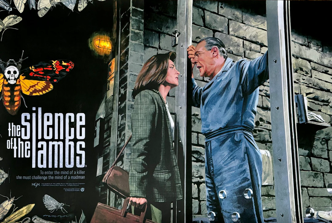 Silence of the Lambs Alternative Movie Poster - Paul Mann