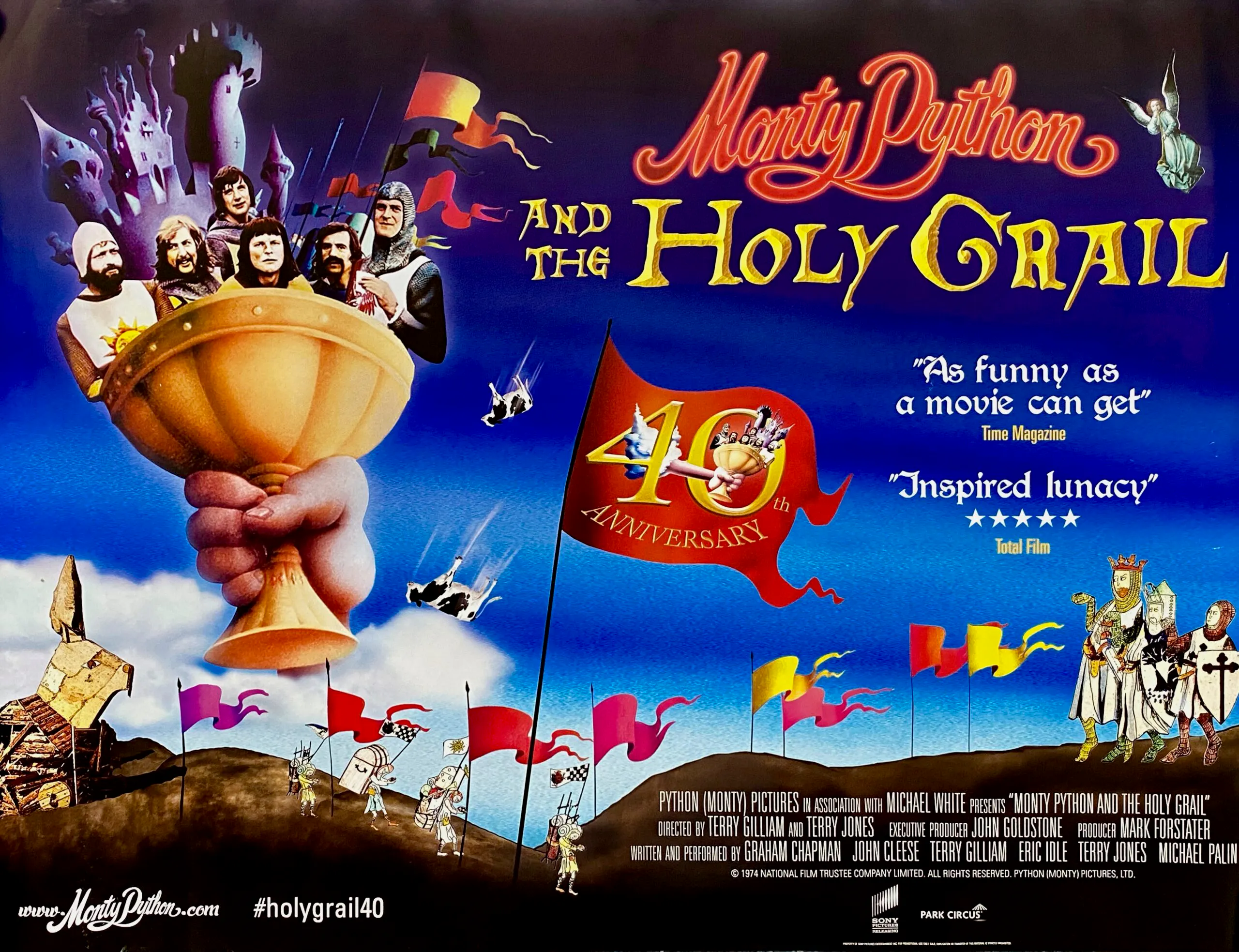 Original Monty Python and the Holy Grail Movie Poster - Comedy | Barnebys