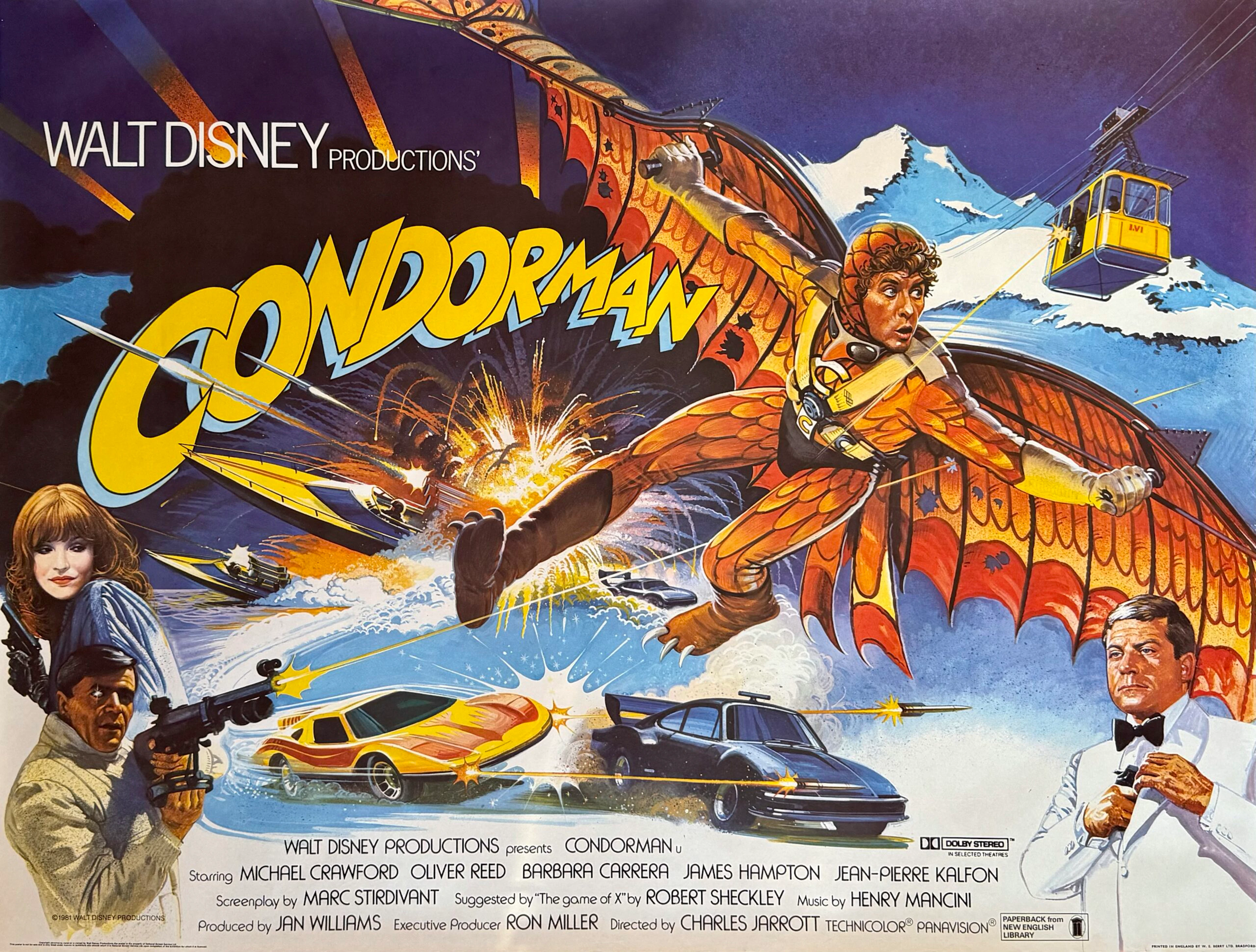 Condorman Movie Poster - Vintage Movie Posters