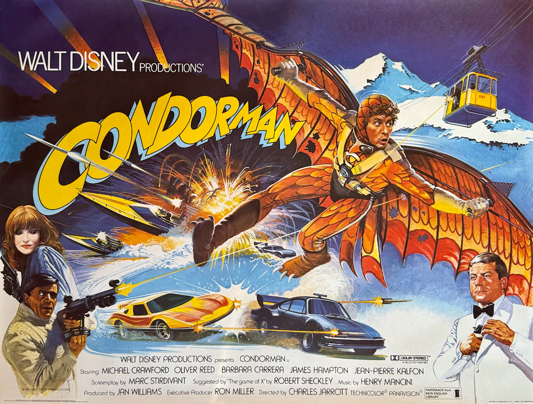 Condorman Movie Poster - Vintage Movie Posters