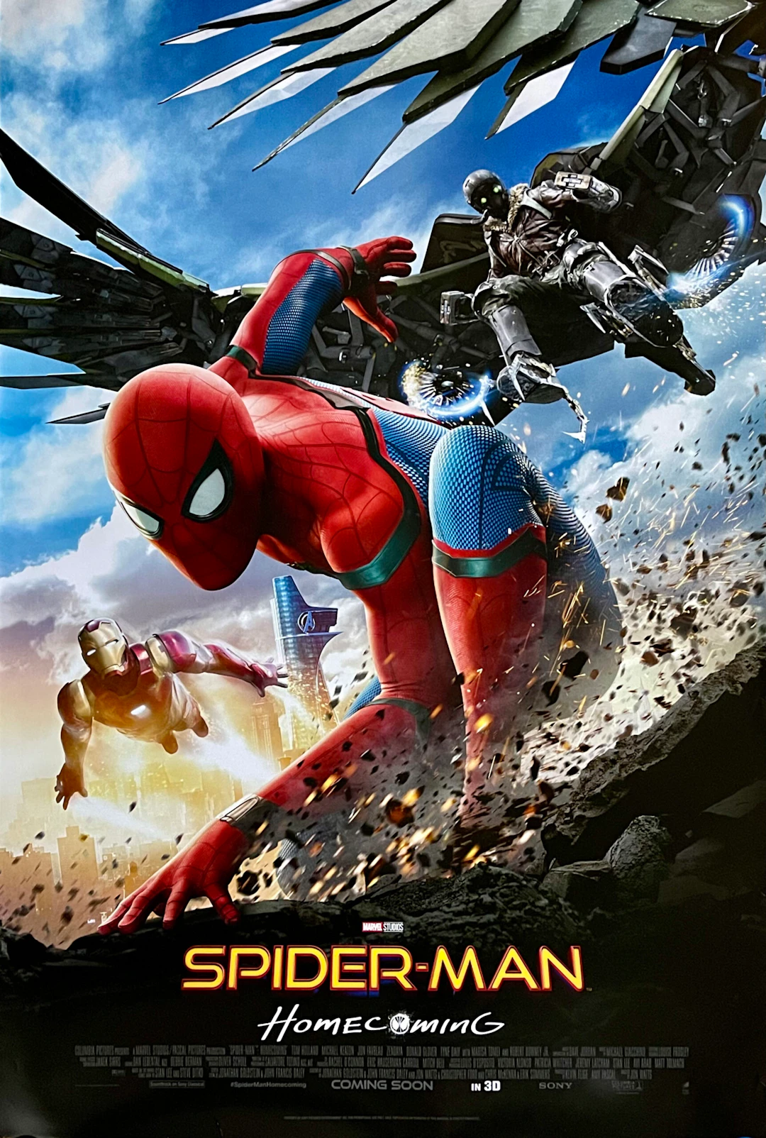 Original Spider-Man: Homecoming Movie Poster - Tom Holland - Marvel
